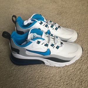 Nike Air Max 270 React White and Blue M 6.5/ W 8
